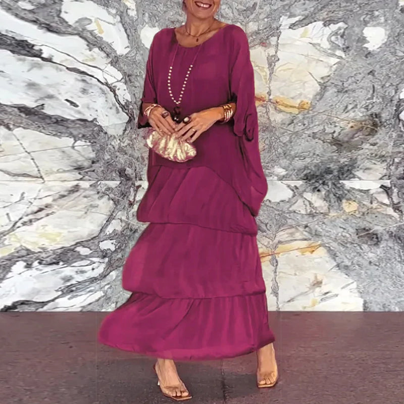 Elegantes lockeres Kleid (2 kaufen für kostenlosen Versand)