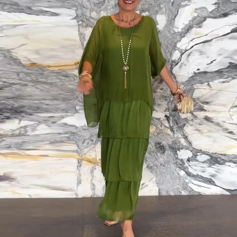 Elegantes lockeres Kleid (2 kaufen für kostenlosen Versand)