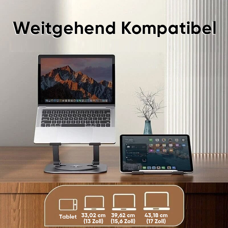 Laptopständer, drehbare Halterung aus Aluminiumlegierung