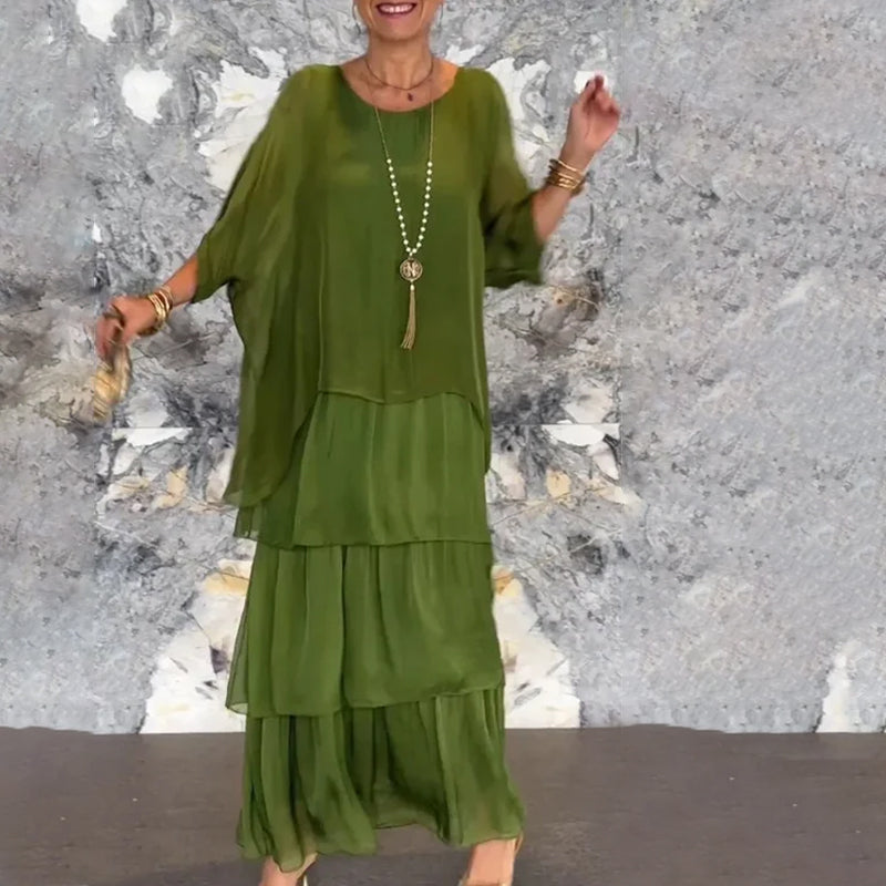 Elegantes lockeres Kleid (2 kaufen für kostenlosen Versand)