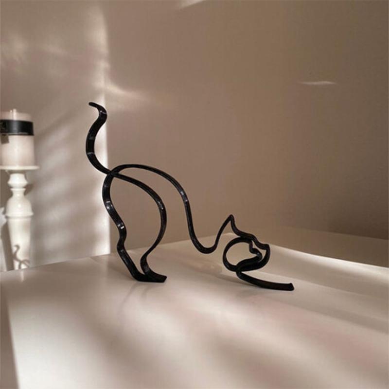 Hunde minimalistisk kunstskulptur