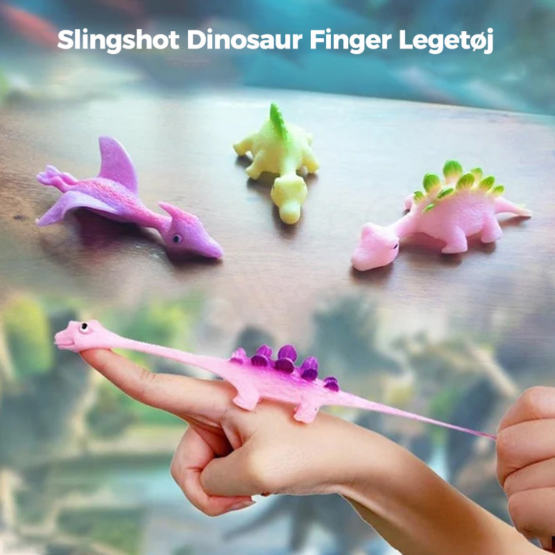 Slyngeskydning Dinosaur Fingerlegetøj