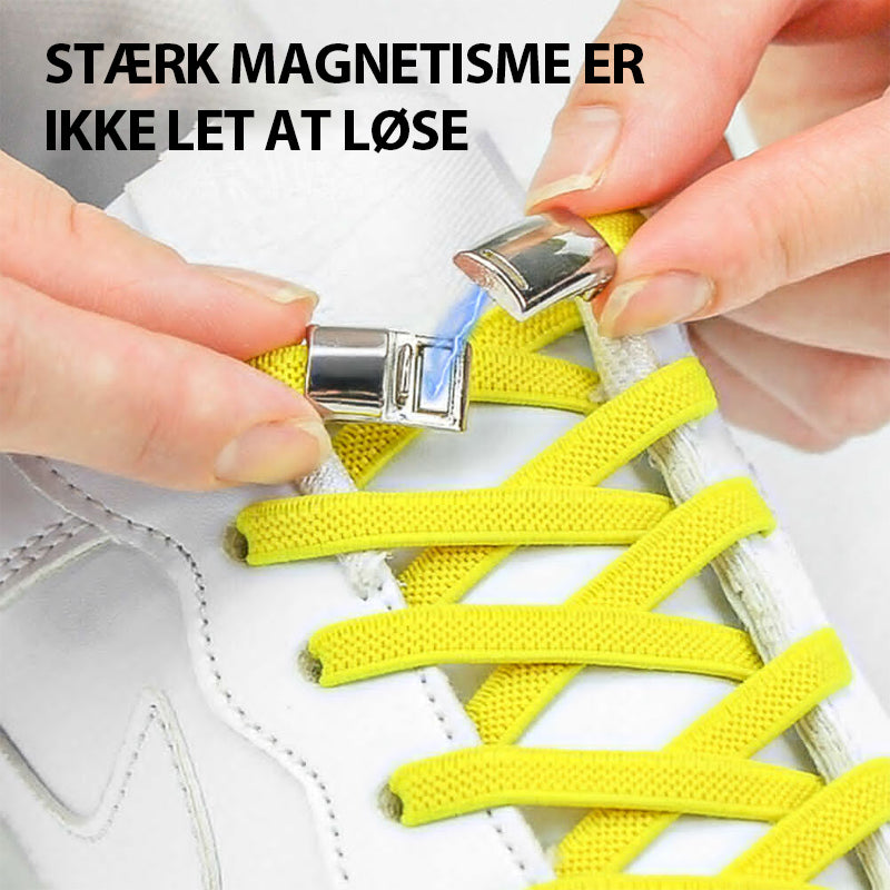 Magnetisk doven snørebånd metalspænde