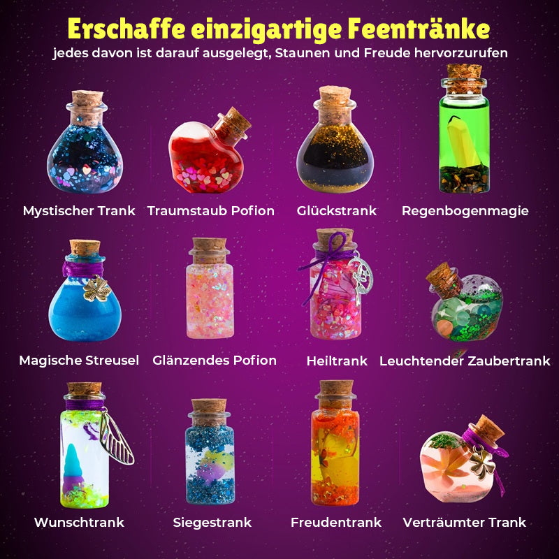 Hexen-Zaubertrank-Flaschenset