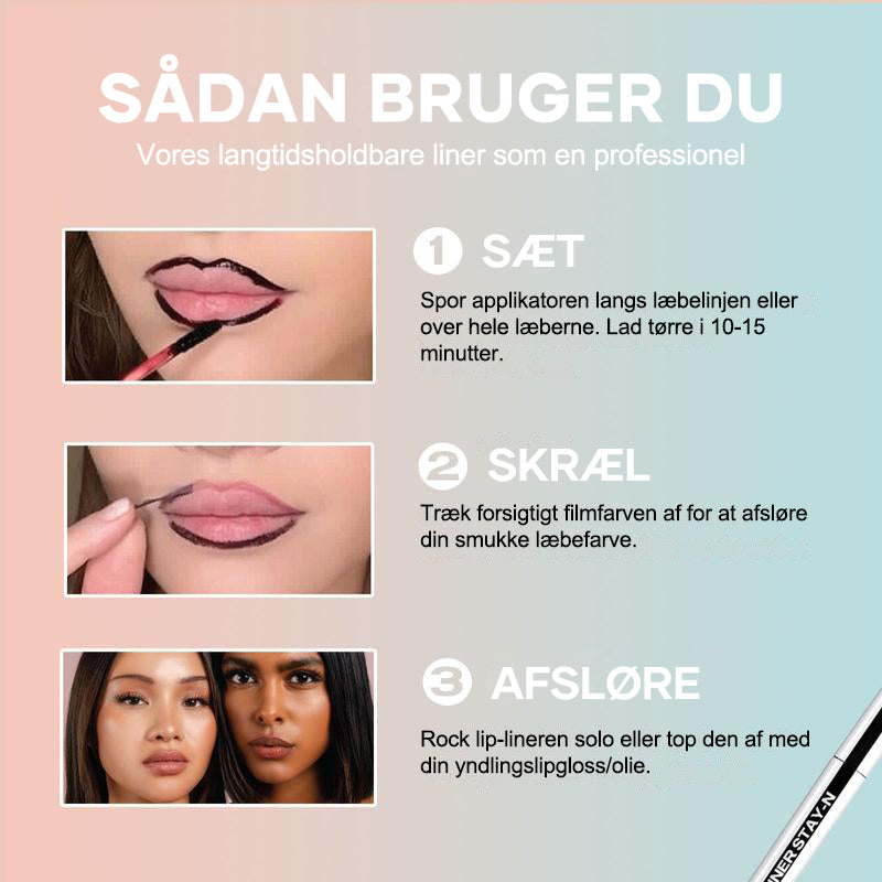 Peel-off læbeforing