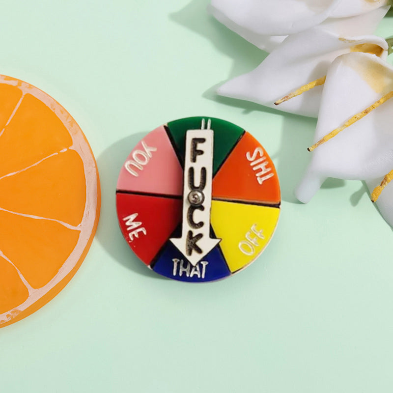 Spinner magnet broche