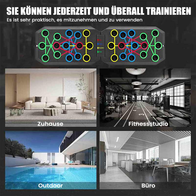 Zusammenklappbares Liegebrett