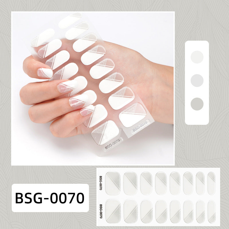 Gel-Nagelaufkleber-Set