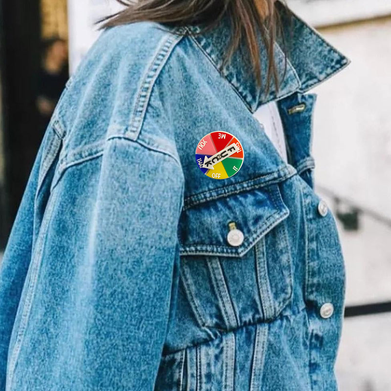 Spinner magnet broche