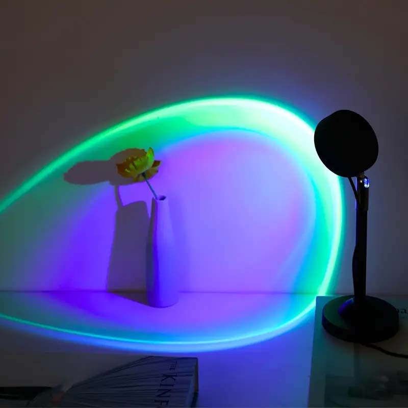 RGB solnedgangsprojektionslampe