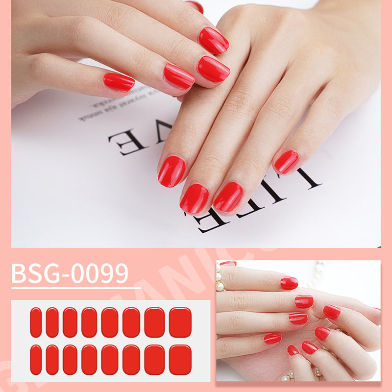 Gel-Nagelaufkleber-Set