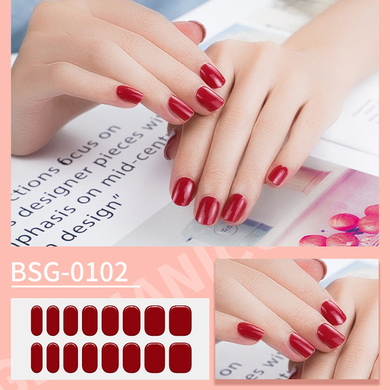 Gel-Nagelaufkleber-Set