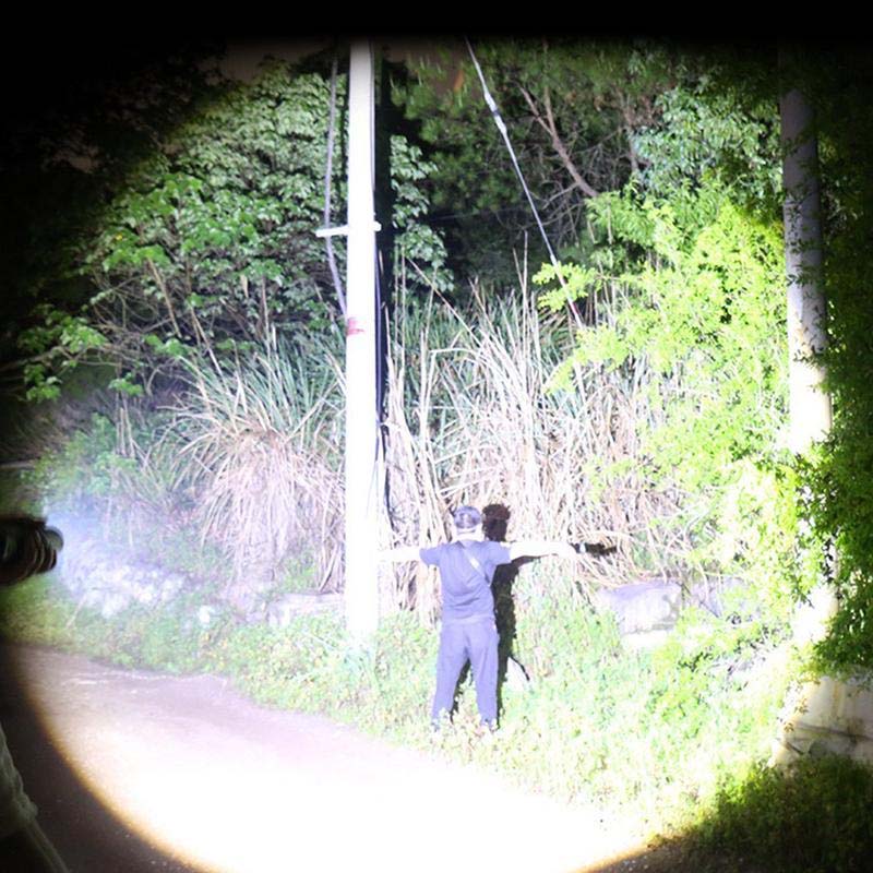 Wiederaufladbare 2-in-1-Taschenlampe mit Digitalanzeige und starkem Licht