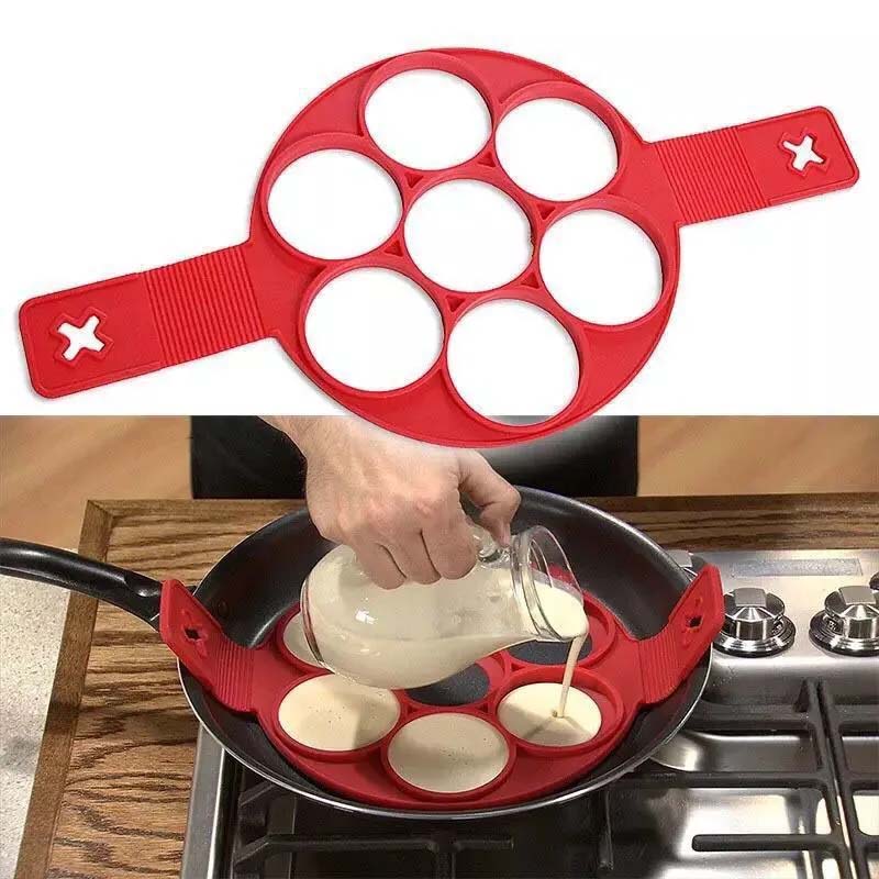 Non-stick silikone pandekageform ring