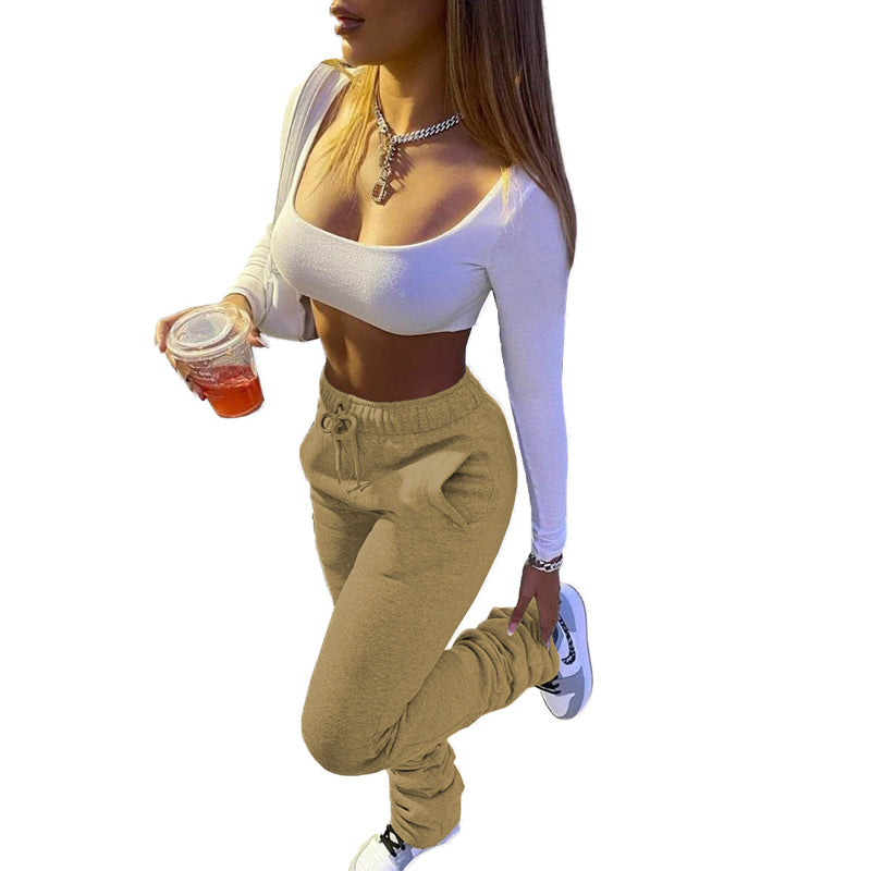 Jogginghose mit Kordelzug in der Taille für Damen