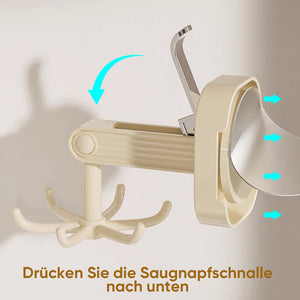Saugnapfhaken mit sechs Krallen