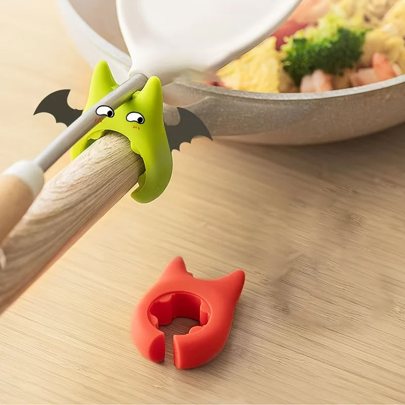 Silikone Pot Clip Ske Rest