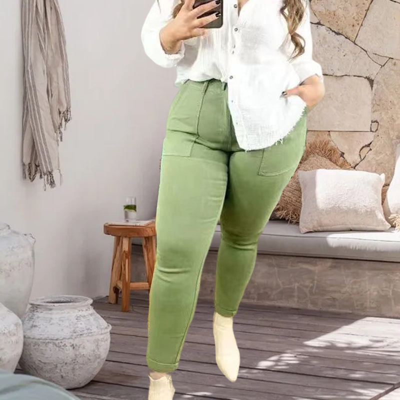 Blaue Jeans-Jogginghose