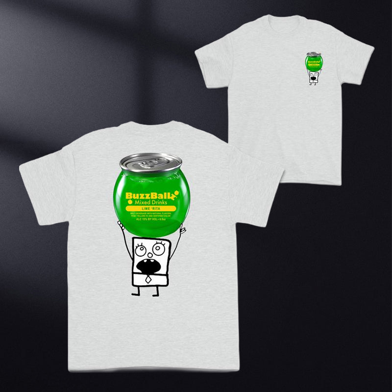 Doodlebob Lustiges Trinken 2-seitiges T-Shirt
