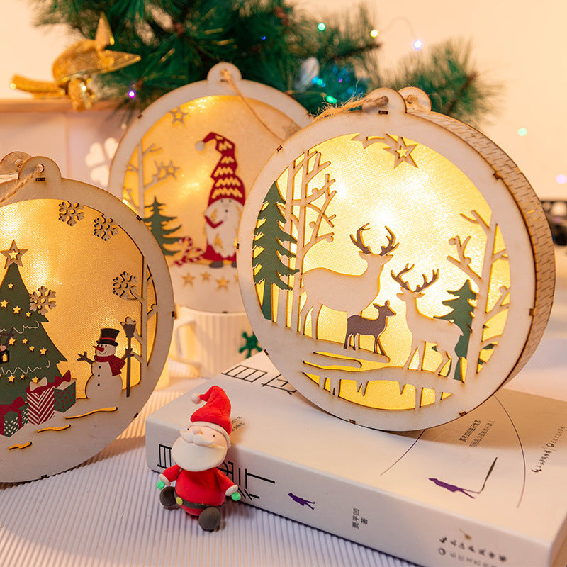 Weihnachts-LED-Leuchten, hängende Dekorationen