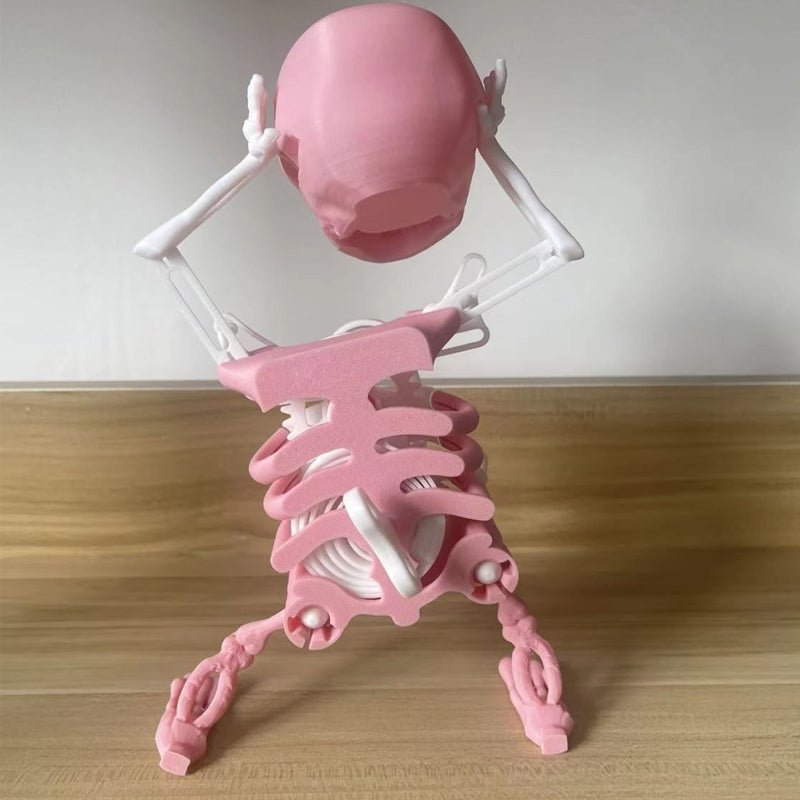 Dansende og svingende 3D-dødningehovedlegetøj