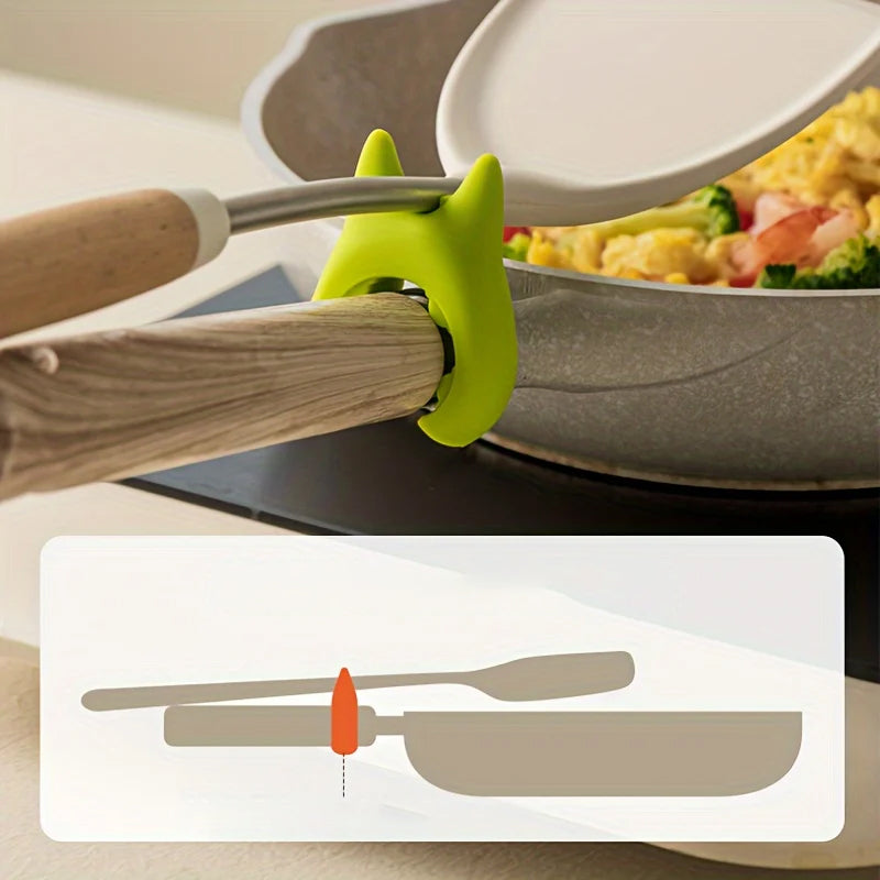 Silikone Pot Clip Ske Rest