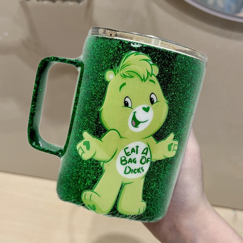 Bären-Glitzerbecher aus Edelstahl
