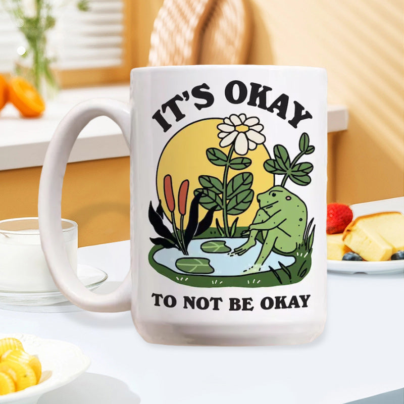 Lustige Frosch-Kaffeetasse