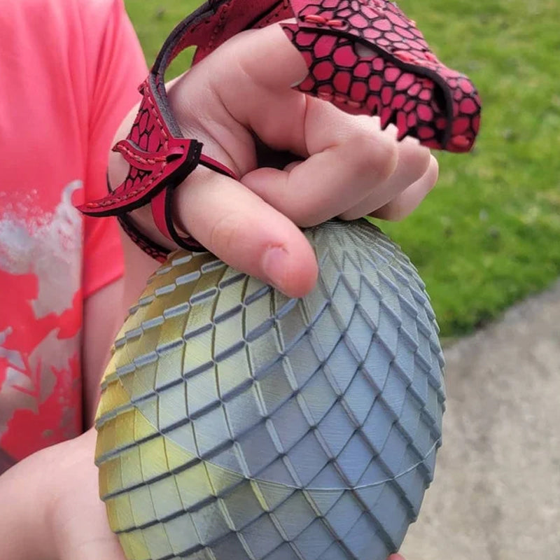 Hand-Drachen-Manschette aus Leder