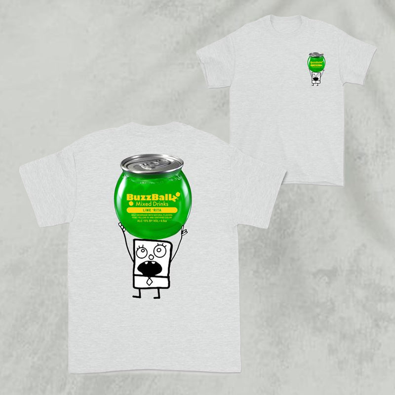 Doodlebob Lustiges Trinken 2-seitiges T-Shirt