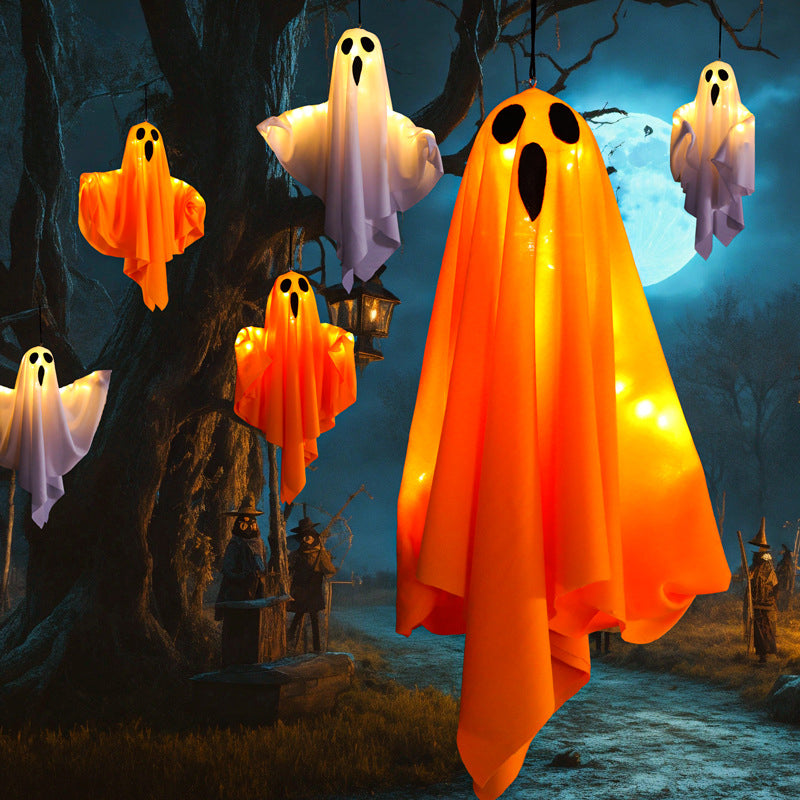 Leuchtender Halloween-Geister-Kronleuchter