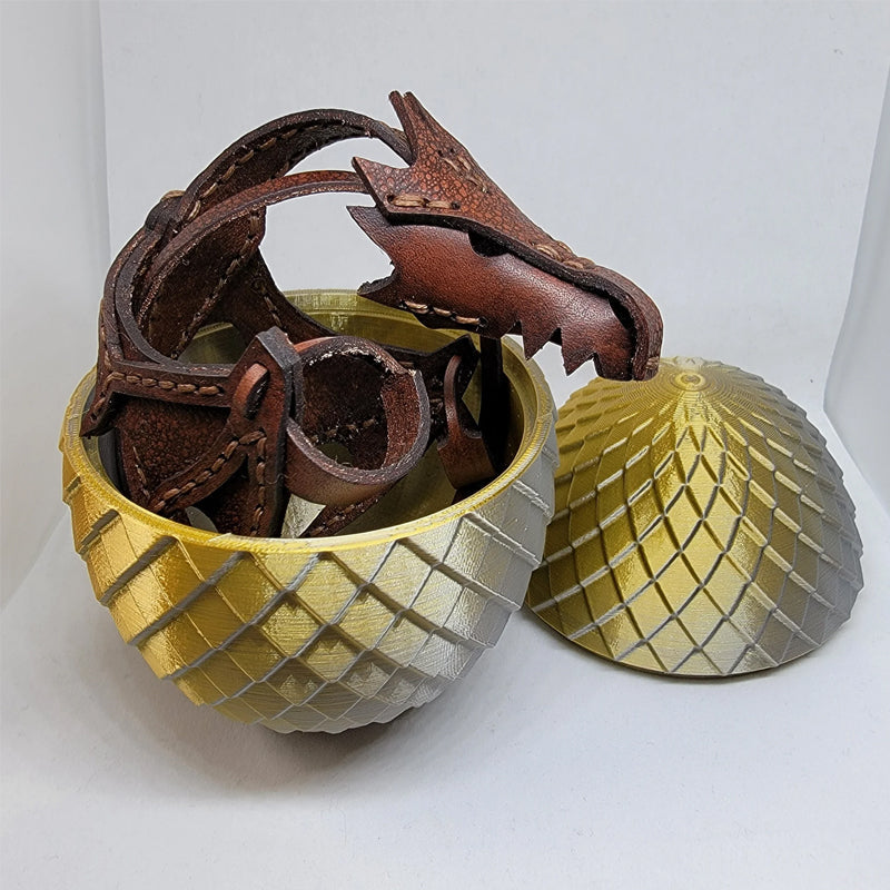 Hand-Drachen-Manschette aus Leder