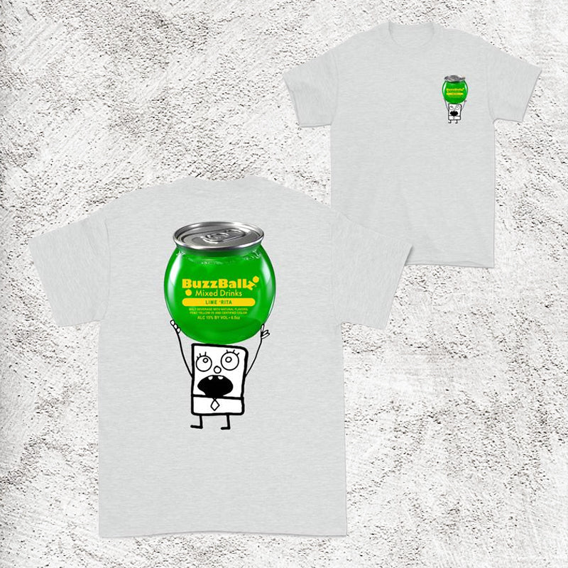Doodlebob Lustiges Trinken 2-seitiges T-Shirt