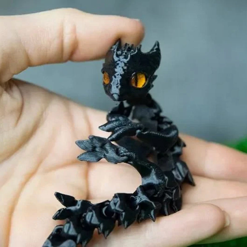 3D-gedruckter kleiner süßer Drache