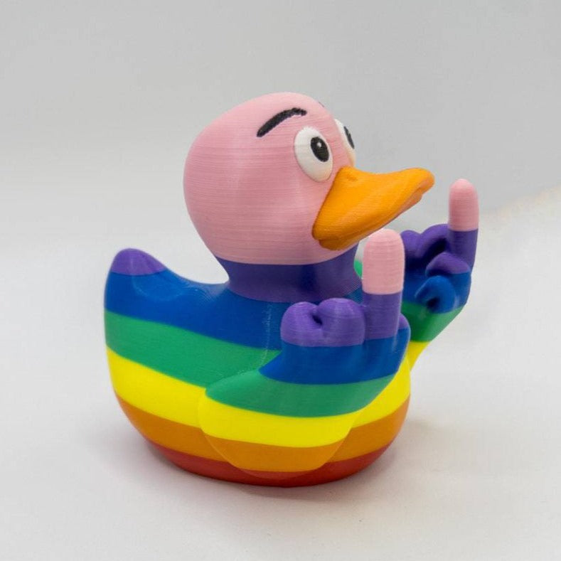 Mittelfinger-Ente