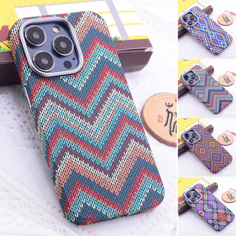 Bohemian-Stil Magnetische Handyhülle für iPhone