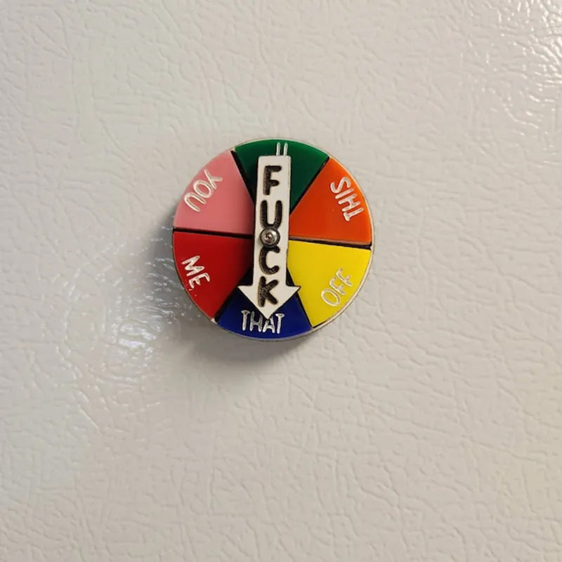 Spinner magnet broche