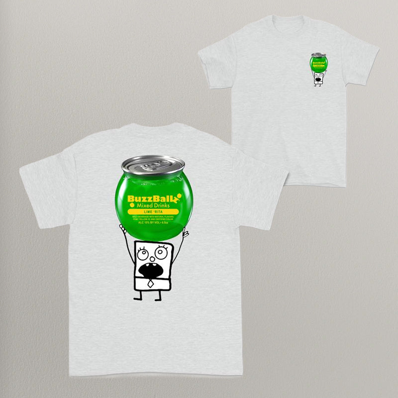 Doodlebob Lustiges Trinken 2-seitiges T-Shirt