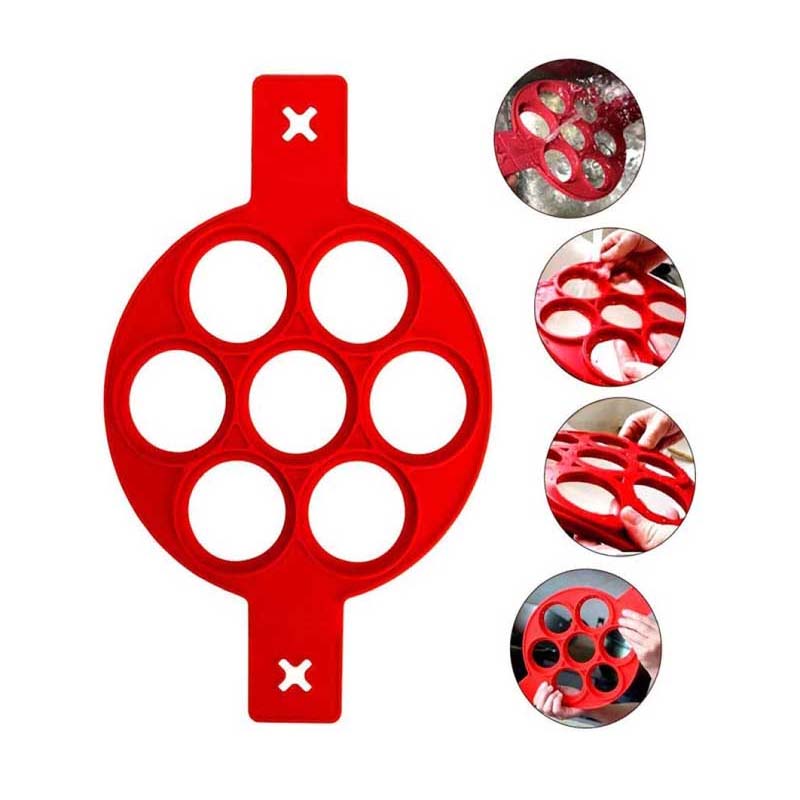 Non-stick silikone pandekageform ring