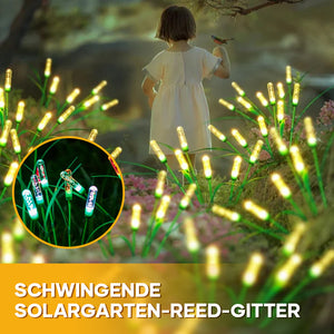 Schwankende Solar-Garten-Rohrlichter