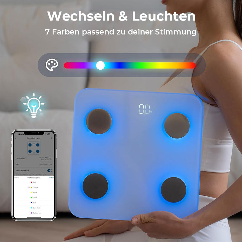 Intelligente Körperfettwaage