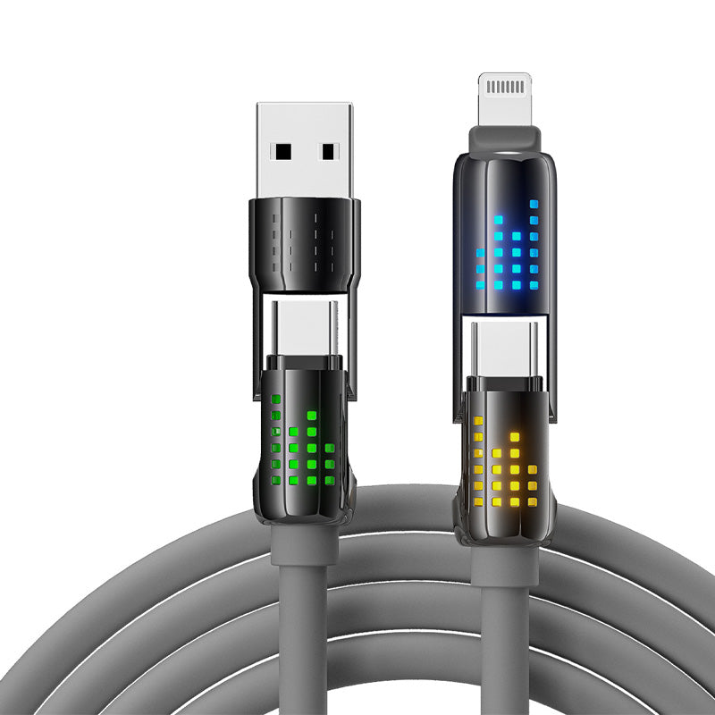 240W 4-i-1 USB-C hurtigopladningskabel