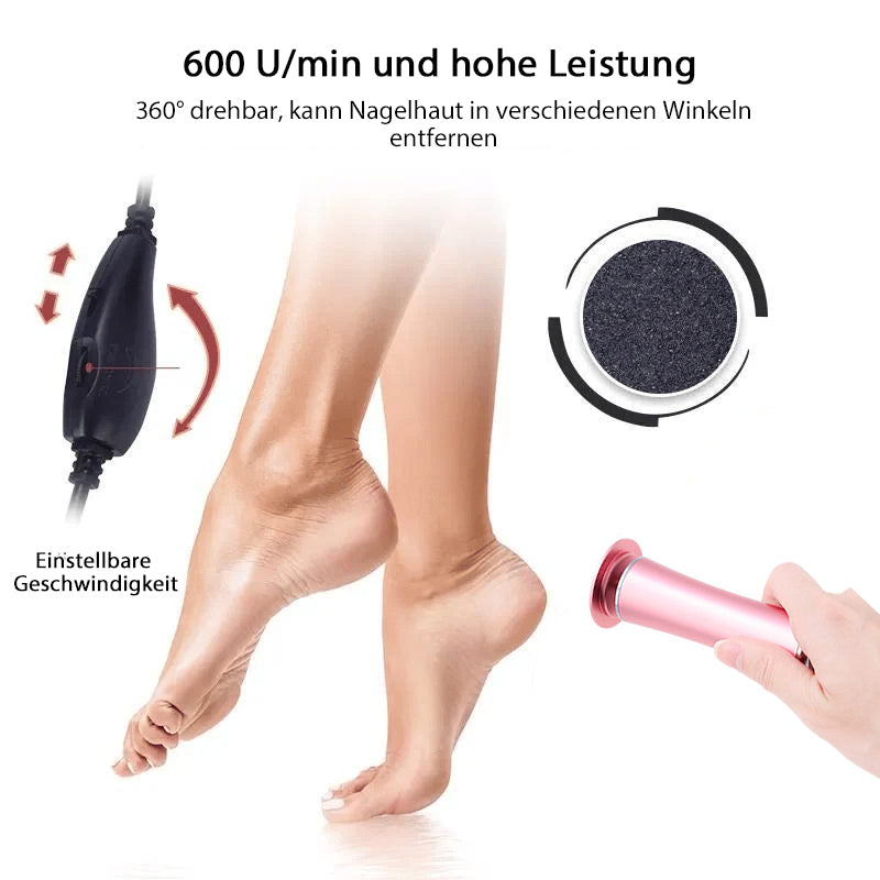 Elektrischer Hornhautentferner für die Füße
