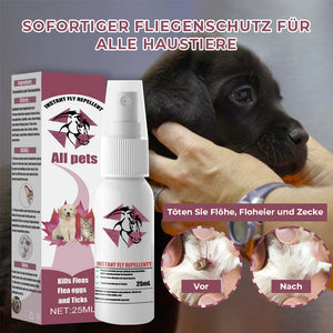 Externes Anti-Juckreiz-Spray für Haustiere gegen Zecken und Zecken