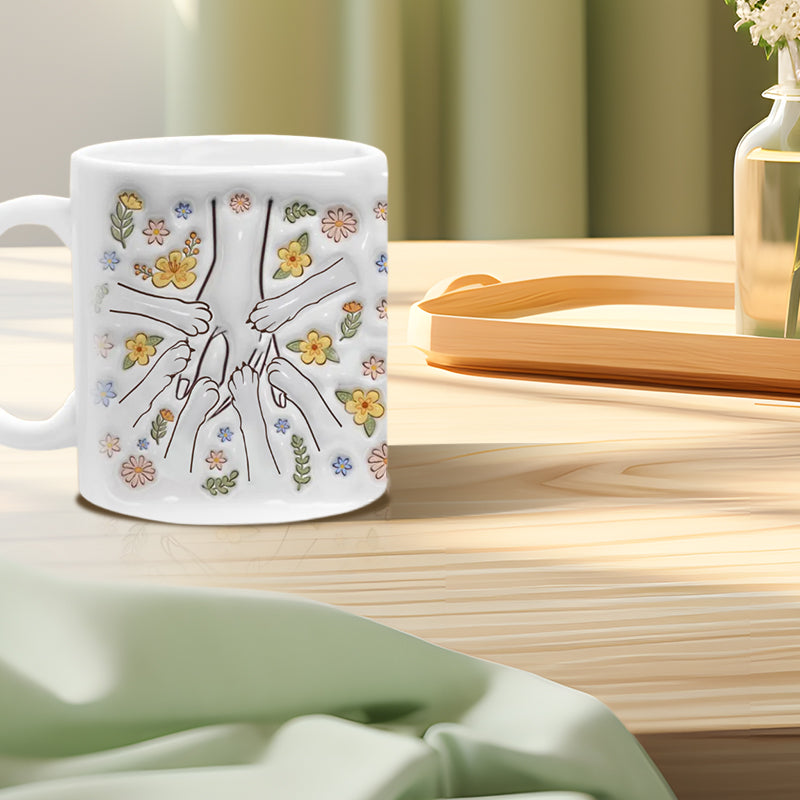 Niedlicher Becher mit Katzenpfotenmotiv