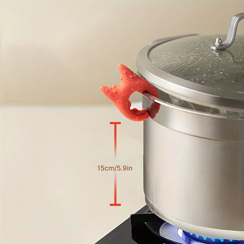 Silikone Pot Clip Ske Rest