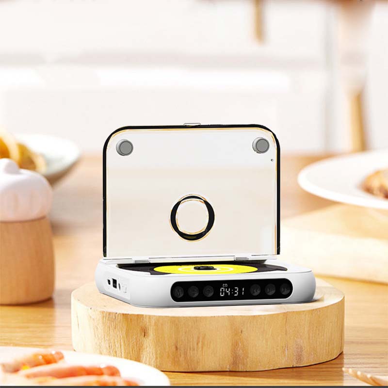 Bærbar Bluetooth-kompatibel cd-afspiller