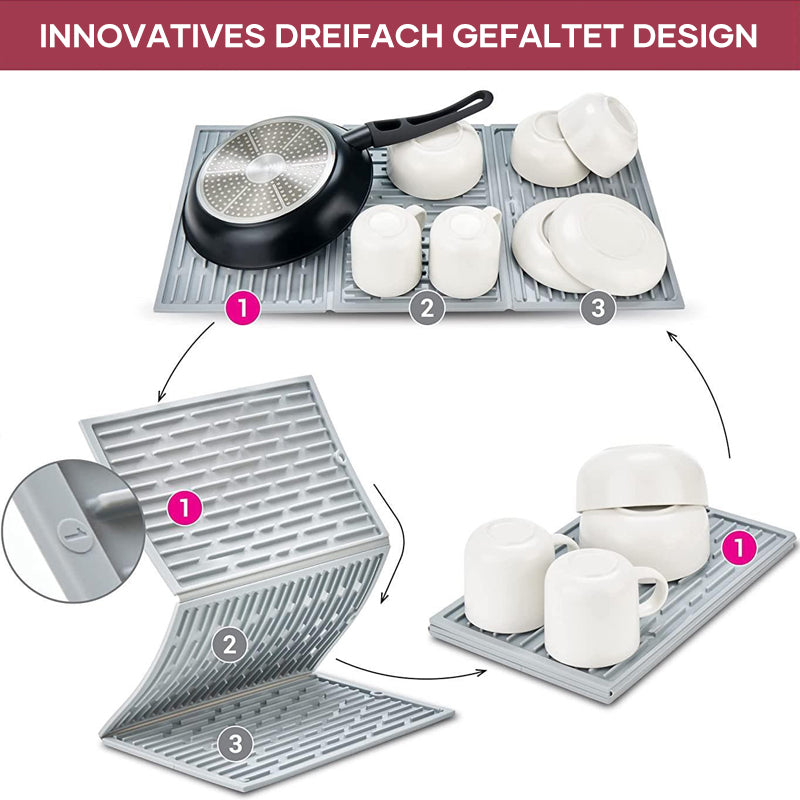 Faltbares Silikon-Abflusskissen