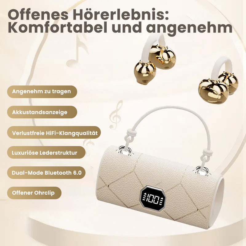 Modische kabellose Clip-On-Kopfhörer