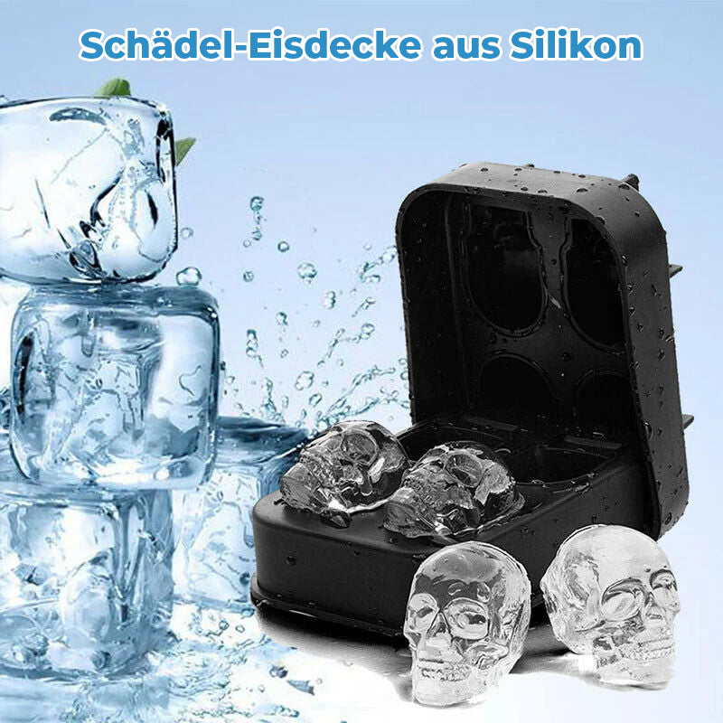 3D Kreative Schädel Eis Schale Form